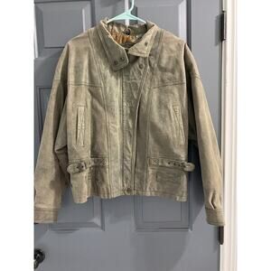 Xtrem Outerwear Womens Sz XL Fitted Leather Jacket Motorcycle Biker